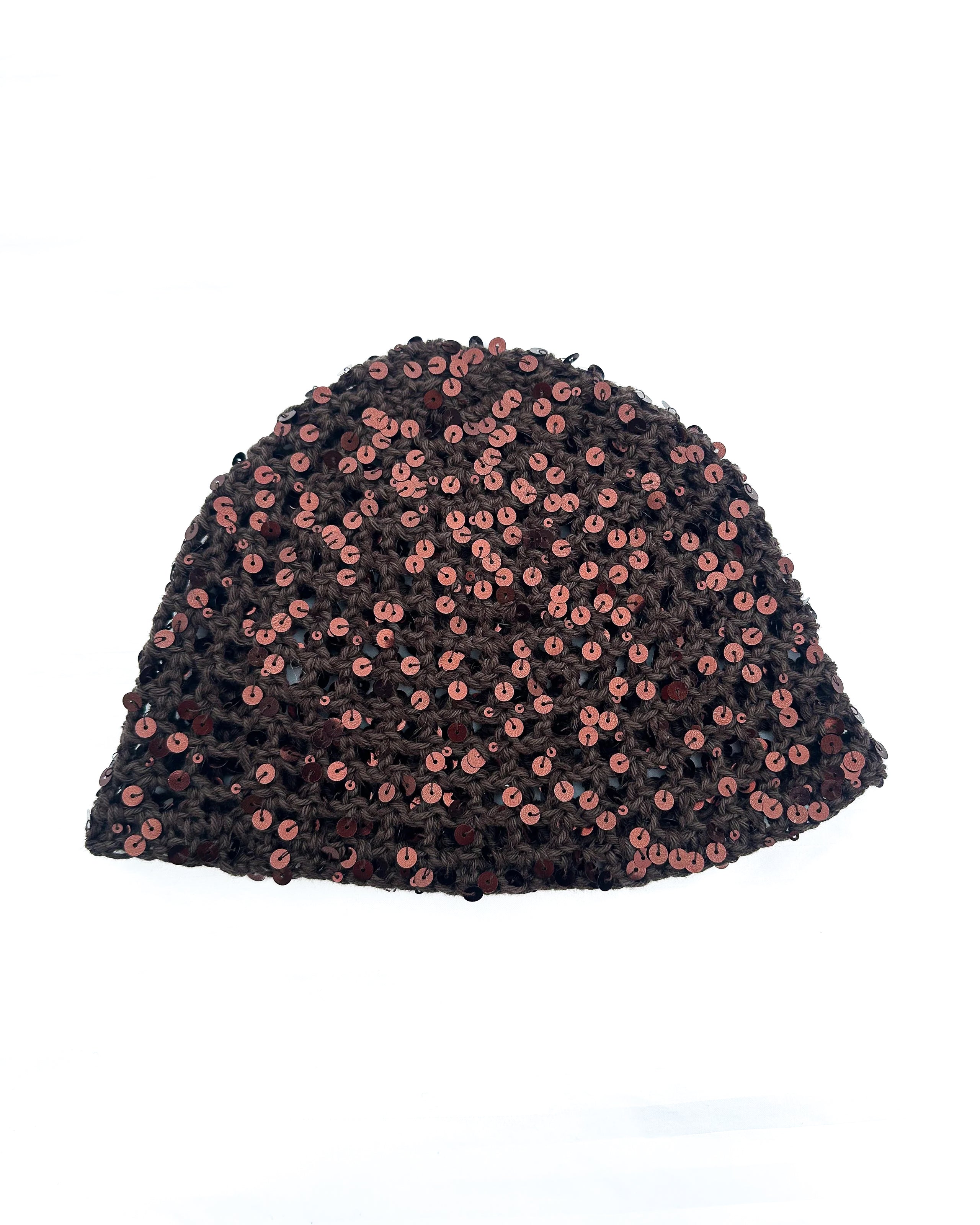 Brown Disco Hat