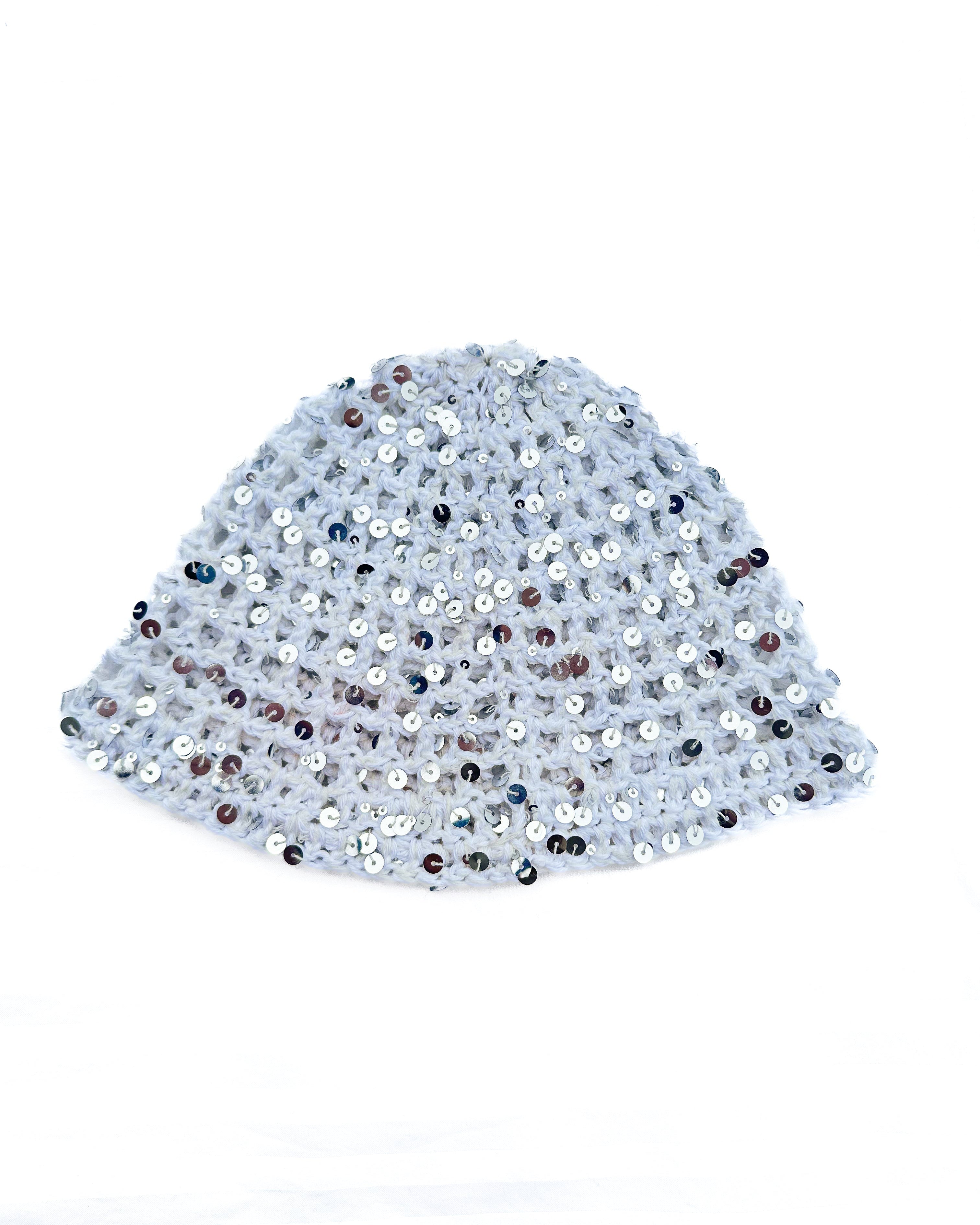 White Disco Hat