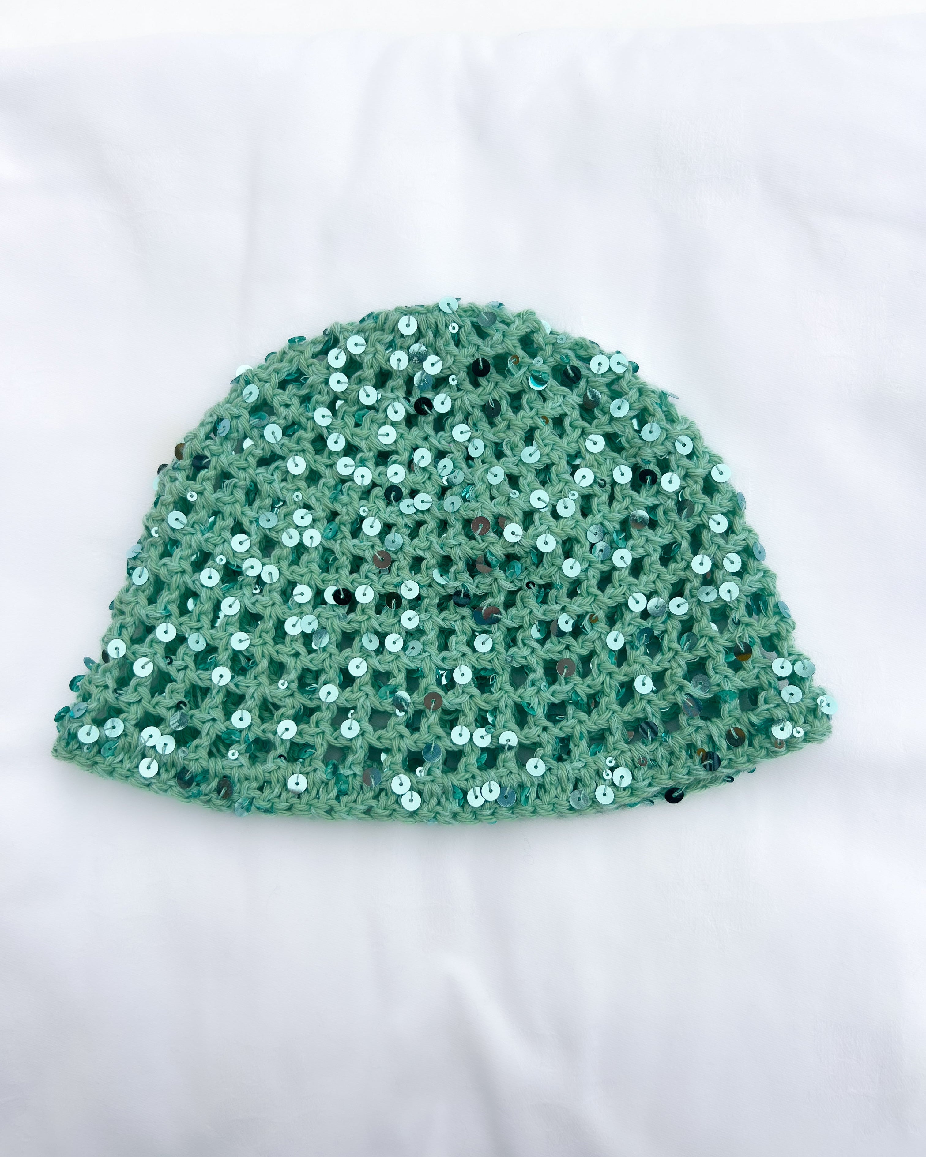 Turquoise Disco Hat