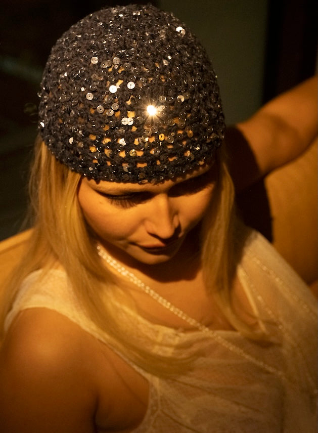Silver Disco Hat